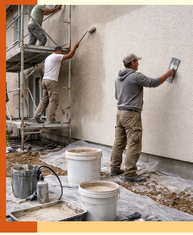 Утепление фасада жидкой пробкой в Борзе