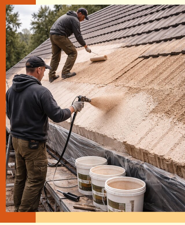 Утепление кровли жидкой пробкой в Борзе для домов и зданий
