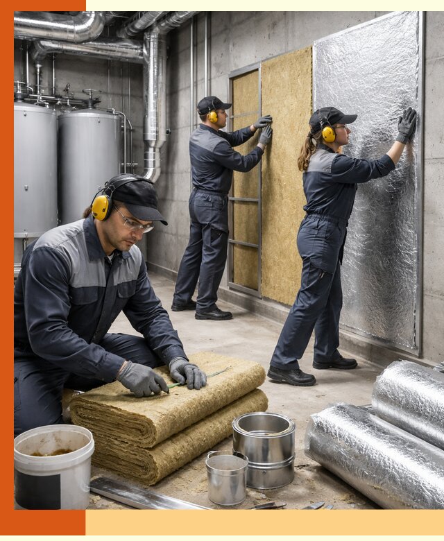 Шумоизоляция котельной в Борзе: профессиональный монтаж и материалы