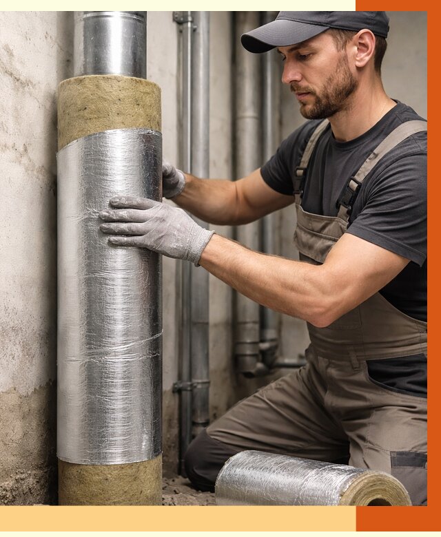 Шумоизоляция труб в Борзе от 1236 руб. — шумоподавление и звукоизоляция труб | ТепломастерБря