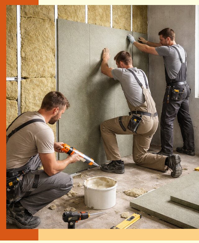 Профессиональная шумоизоляция стен в Борзе для квартир и домов