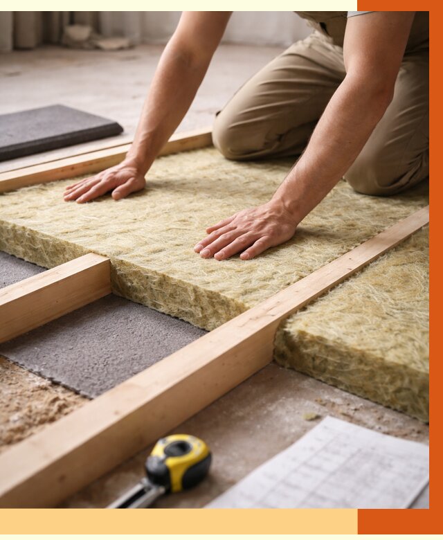 Шумоизоляция пола в Борзе от 1288 руб./м² — профессиональная звукоизоляция | ТепломастерБря