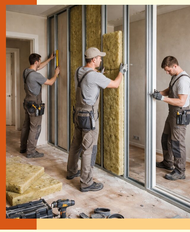 Шумоизоляция межкомнатных перегородок в Борзе эффективно и надёжно