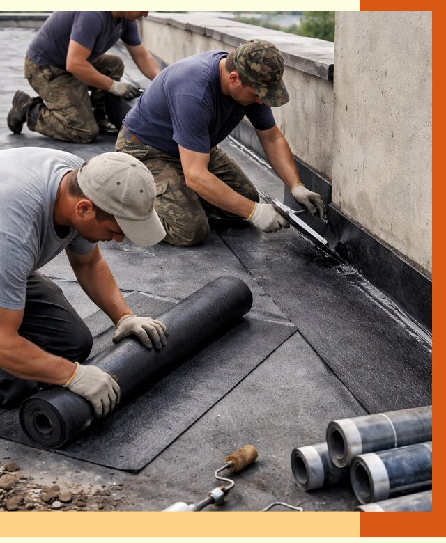 Гидроизоляция кровли в Борзе от 4635 руб. — профессиональная гидроизоляция крыши | ТепломастерБря