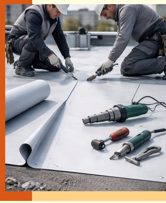 Гидроизоляция мембранной кровли в Борзе: монтаж и ремонт быстро
