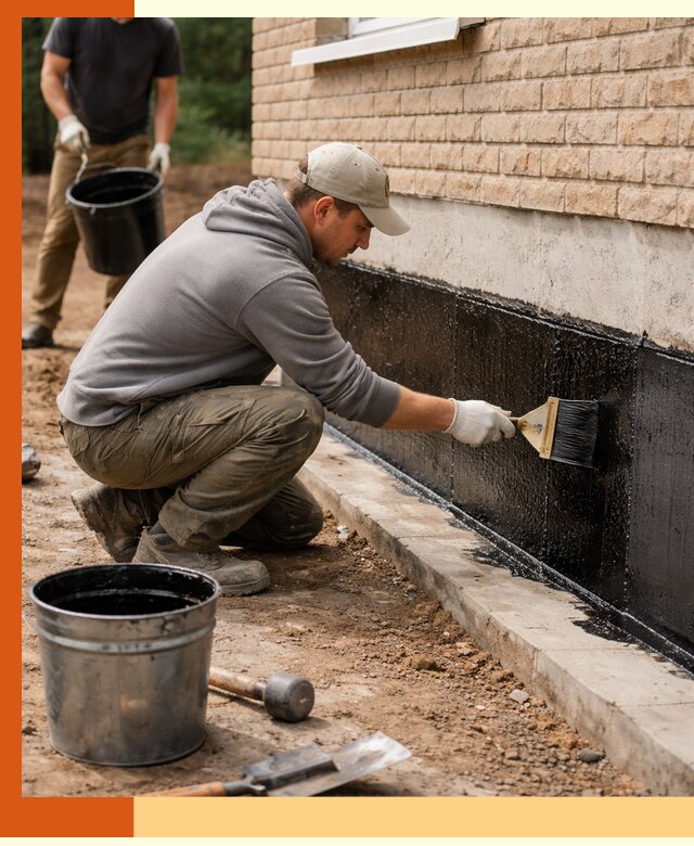 Гидроизоляция цоколя домов и зданий в Борзе эффективными методами