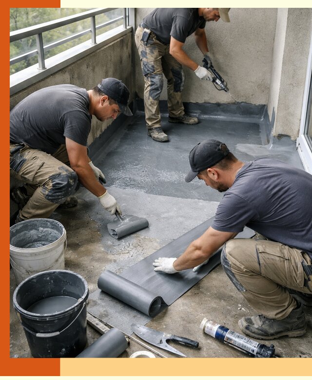 Гидроизоляция балкона в Борзе: надежная защита от протечек