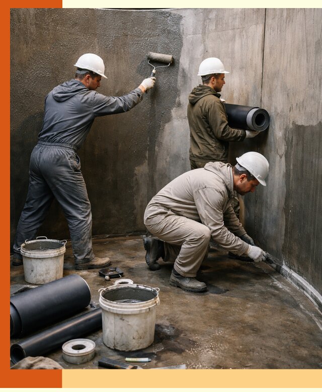 Гидроизоляция резервуара профессионально в Борзе