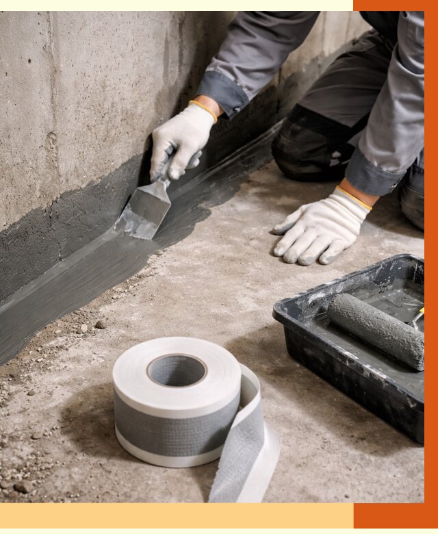 Гидроизоляция швов и герметизация стыков в Борзе от 1288 руб. | ТепломастерБря