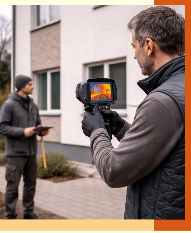 Тепловизионное обследование дома в Борзе от 4635 руб. — услуги ТепломастерБря