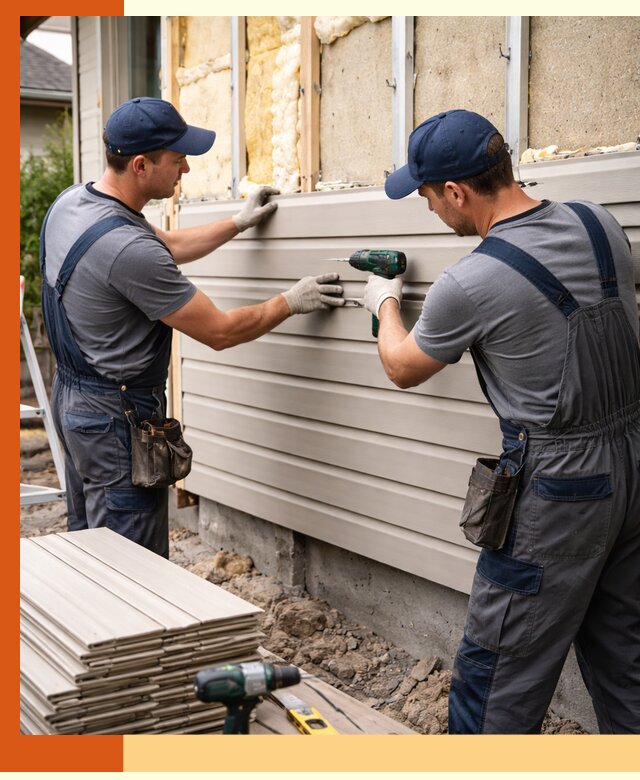 Монтаж сайдинга после утепления в Борзе качественно и надежно