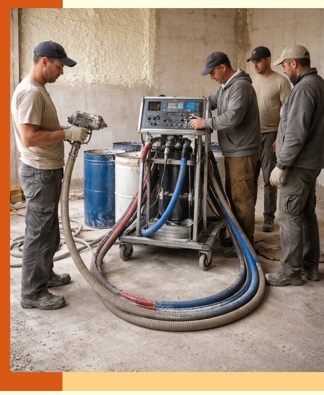 Аренда установки для напыления ППУ в Борзе на выгодных условиях